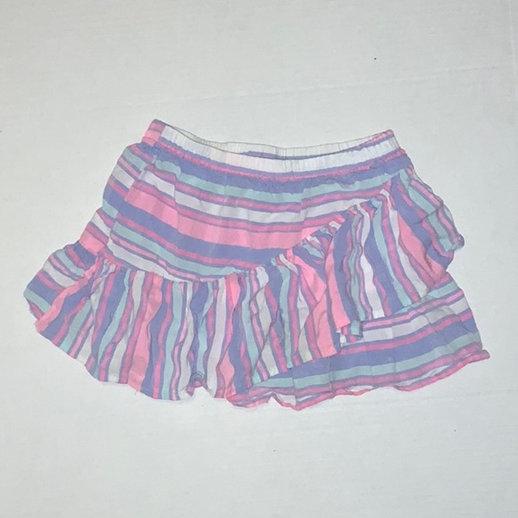 OshKosh B’Gosh Little Girls’ Ruffle Skirt Pastel Colors - Size 6/6X - Picture 1 of 4